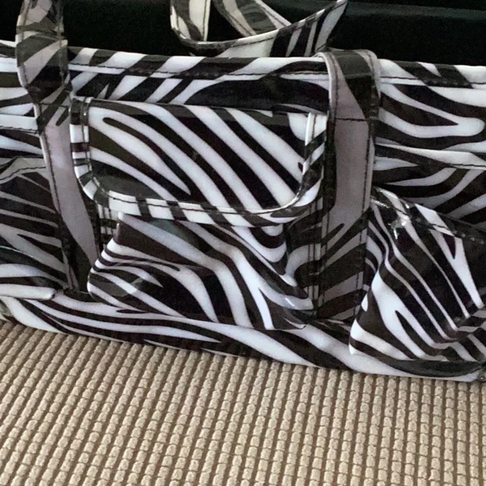 Zebra Print Tote Bag